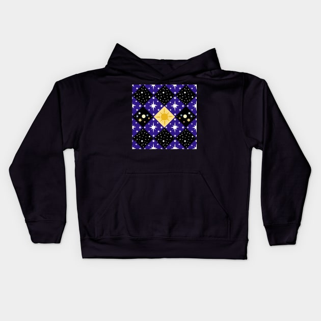 Space Pattern Kids Hoodie by SakuraDragon